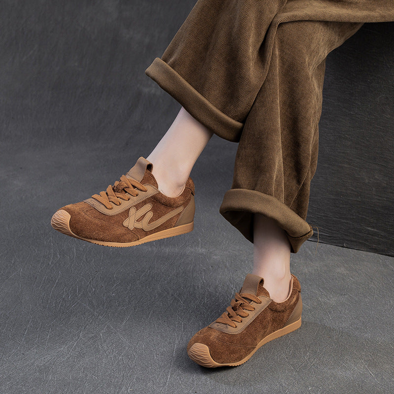 Women's Handmade Versatile Design Niche Pumps Color Matching Men's Shoes