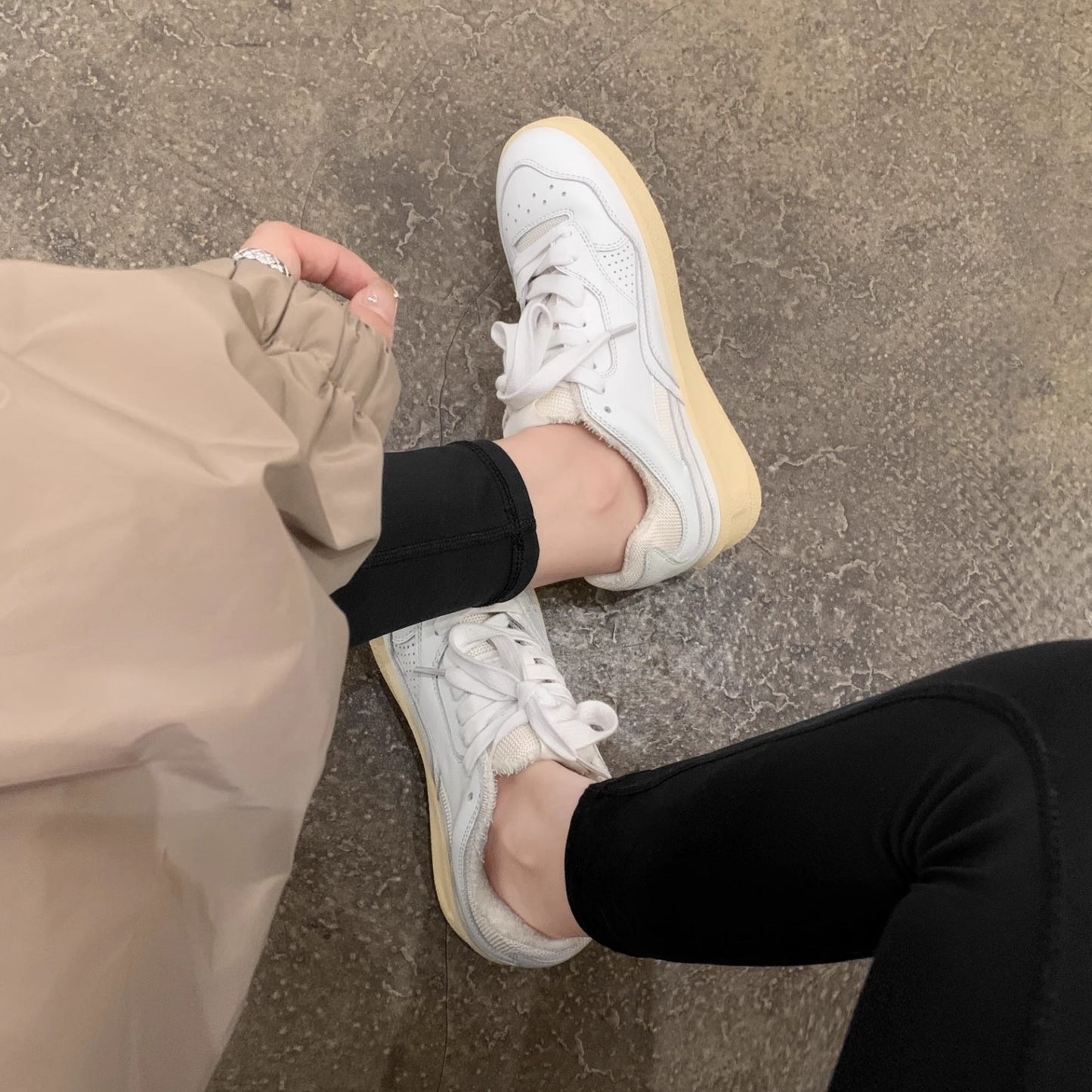 Women's College Niche Lightweight Platform Height Increasing Women's Casual Shoes