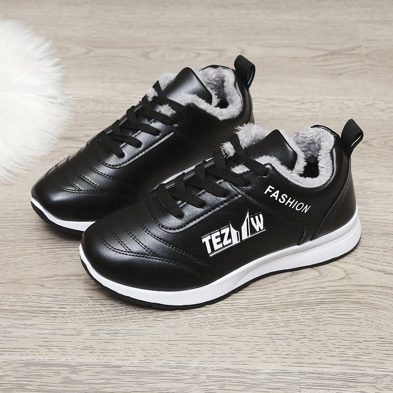 Thickening Thermal Cotton Winter Surface Waterproof Casual Shoes