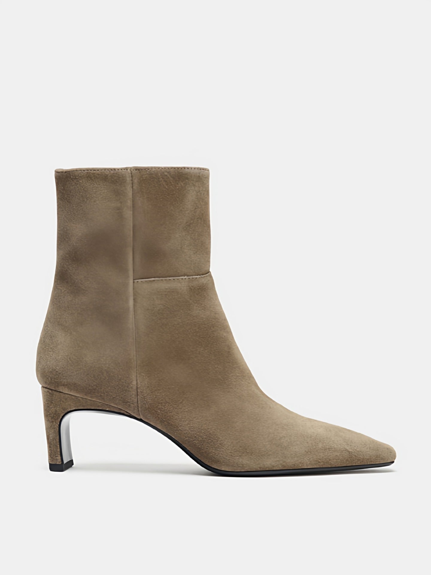 Women's Winter Thread Details Suede Cat Pointed Women's Leather Boots
