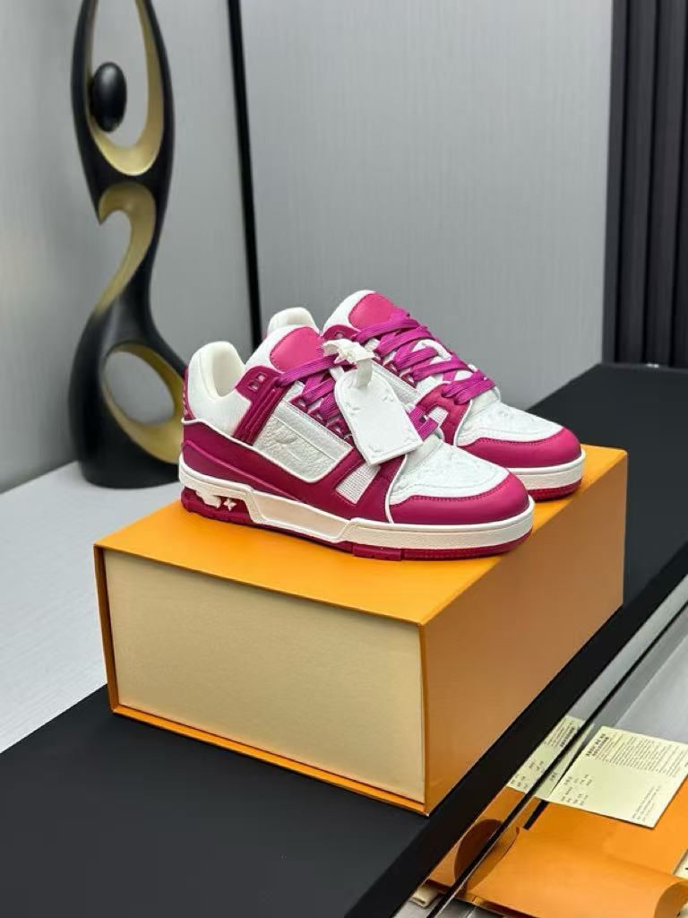 Women's & Men's Printed Light Luxury Rubber Outsole Couple Sneakers