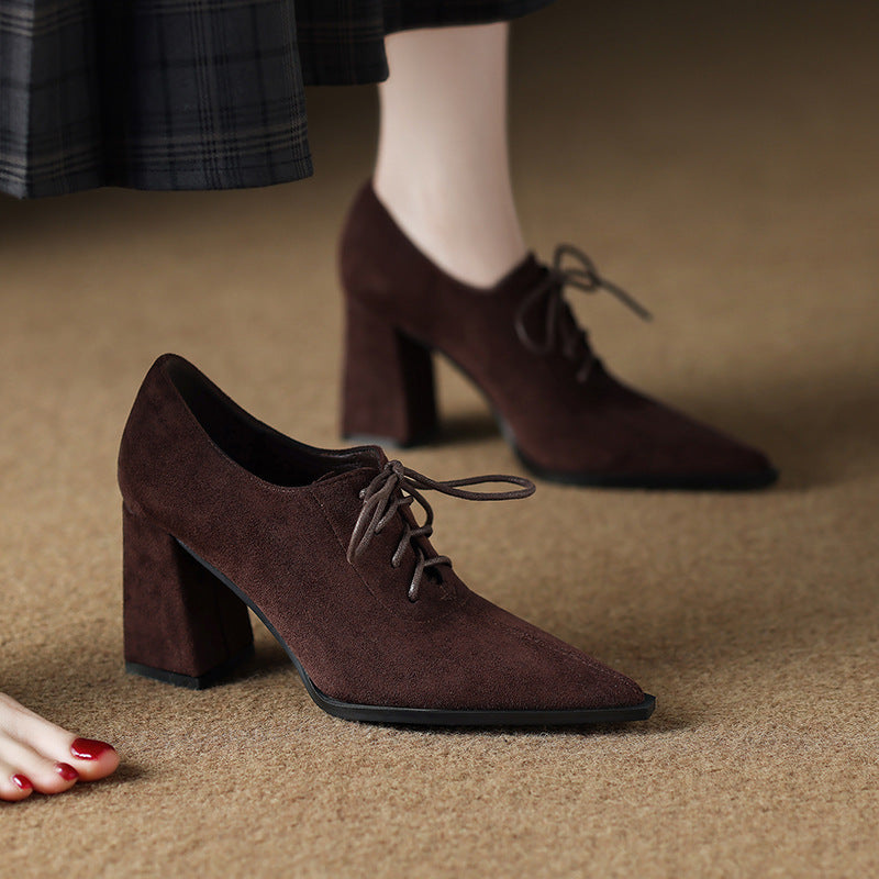 Women's Retro Pumps Spring Temperamental Minority High Women's Fashion Shoes