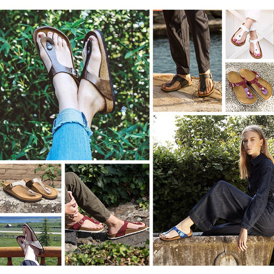 Women's & Men's Lazy Summer Outdoor Fashion Flip-flops Genuine Slippers