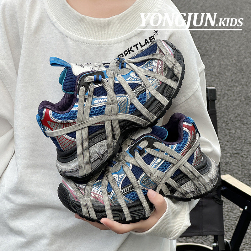 Children's Boy Lightweight Soft Sole Spring Daddy Kid's Sneakers