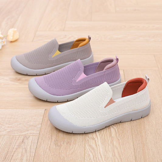 Sheep Comfort Mom Slip-on Mesh Breathable Casual Shoes