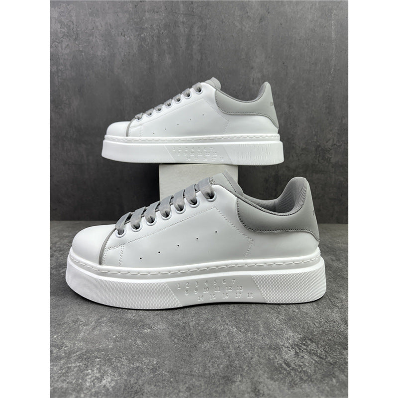 Men's Boys White Spring Platform Korean Fashion Men's Sports Shoes