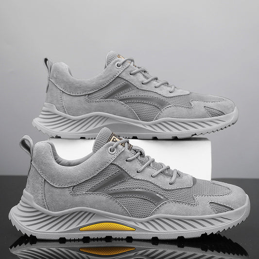 Men's Spring Mesh Breathable Light Running Soft Sneakers