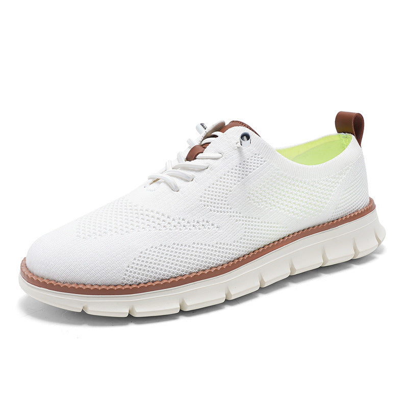 Men's Lightweight Lace Up Breathable Plus Size Casual Shoes