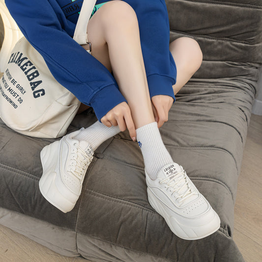 Women's Increasing Insole Spring Platform Small Fashionable Sneakers