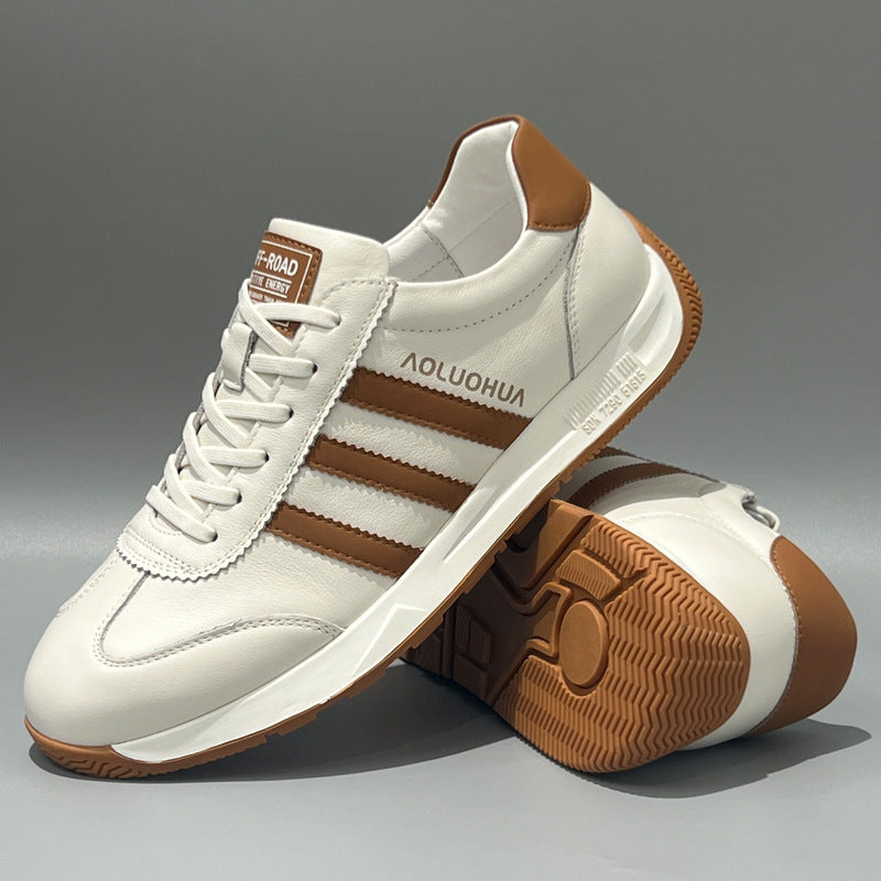 Men's Cortez Spring Breathable White Soft Bottom Sneakers