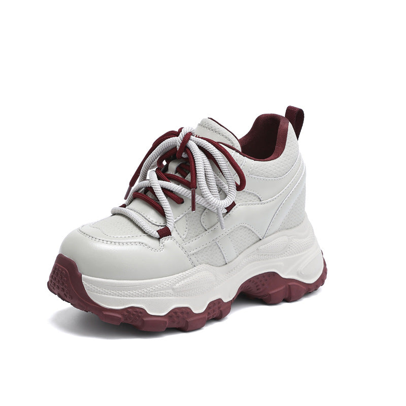 Women's Height Increasing Insole Sports Dad Stylish Lightweight Super Thick Women's Shoes
