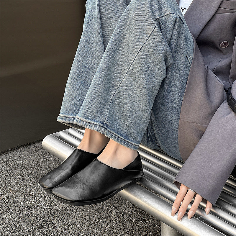 Minimalist Comfort Spring Soft Bottom Authentic Men's Casual Leather Shoes