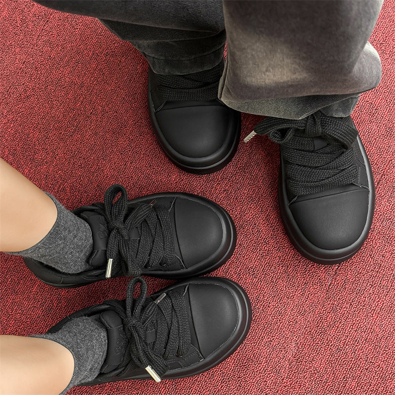 Platform Versatile Invisible Height Increasing Insole Bread Men's Board Shoes