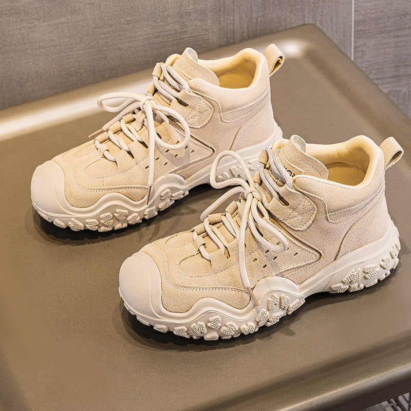 Women's Platform Martin Genuine Summer Short Retro Outdoor Women's Leather Boots