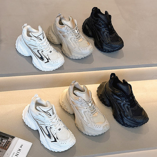 Women's Innovative Breathable Clunky Versatile Lovers Sneakers