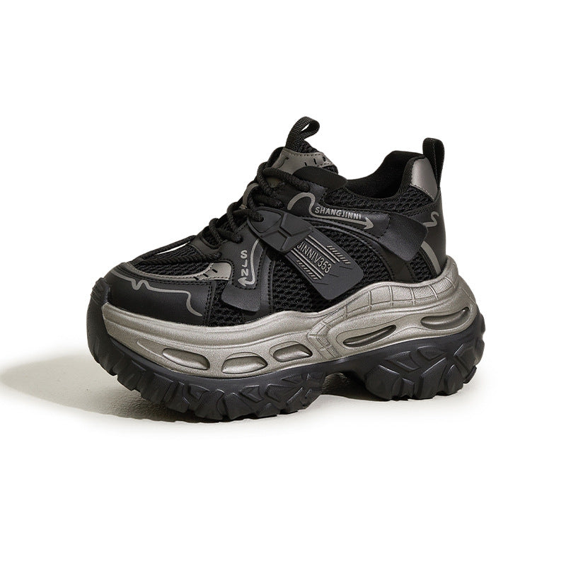 Women's Dad Platform Fashionable Height Increasing Insole Women's Sports Shoes