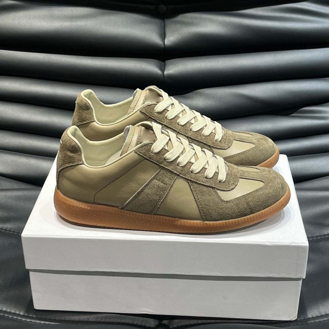 Women's & Men's German Training Flat Genuine Platform Lovers Men's Board Shoes