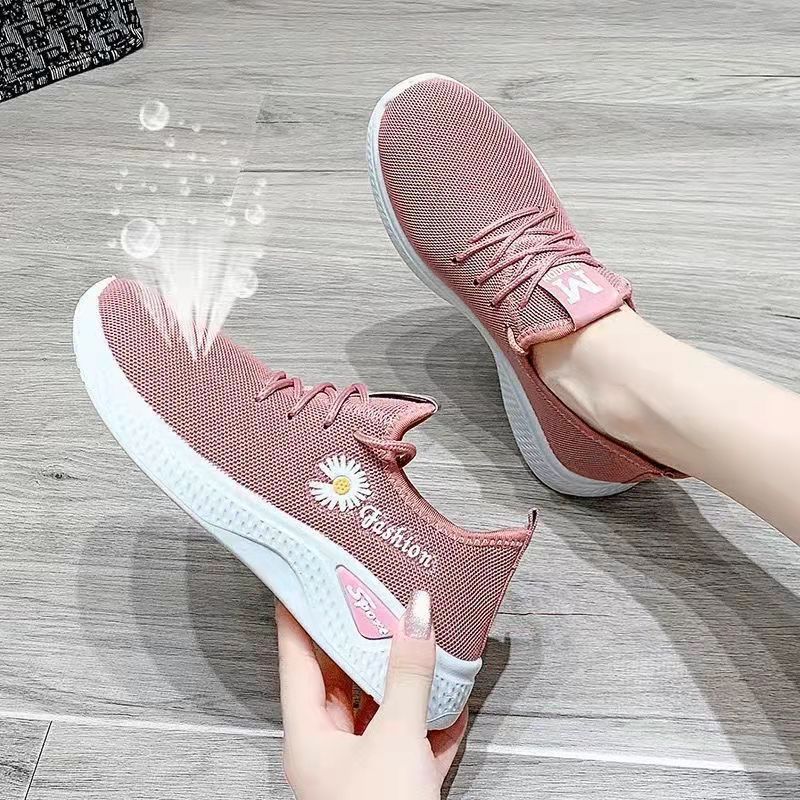 Women's Summer White Female Korean Running Trendy Women's Shoes