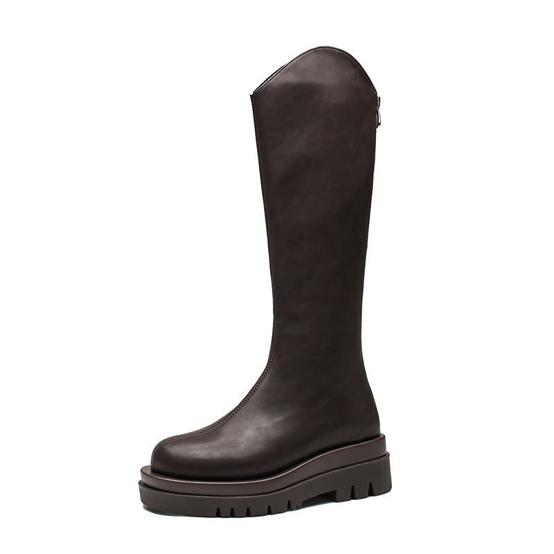 Women's Style Thick Bottom Western Stretch Below Boots