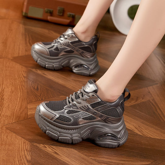 Women's Platform Dad Fashion Air Cushion Hidden Women's Shoes