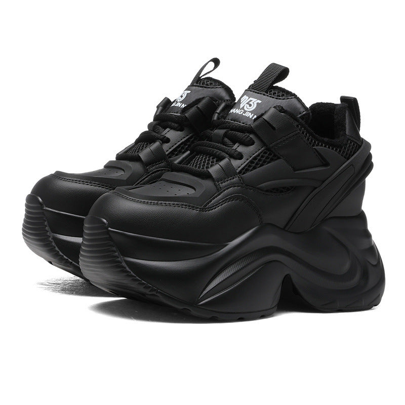Women's Platform Dad Height Increasing Insole Portable Women's Sports Shoes