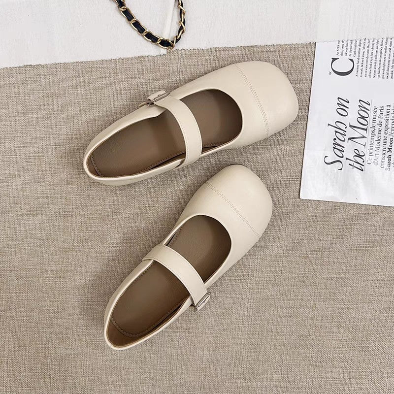 Women's Flat Bottom Soft Low-cut Small Single-layer Casual Shoes
