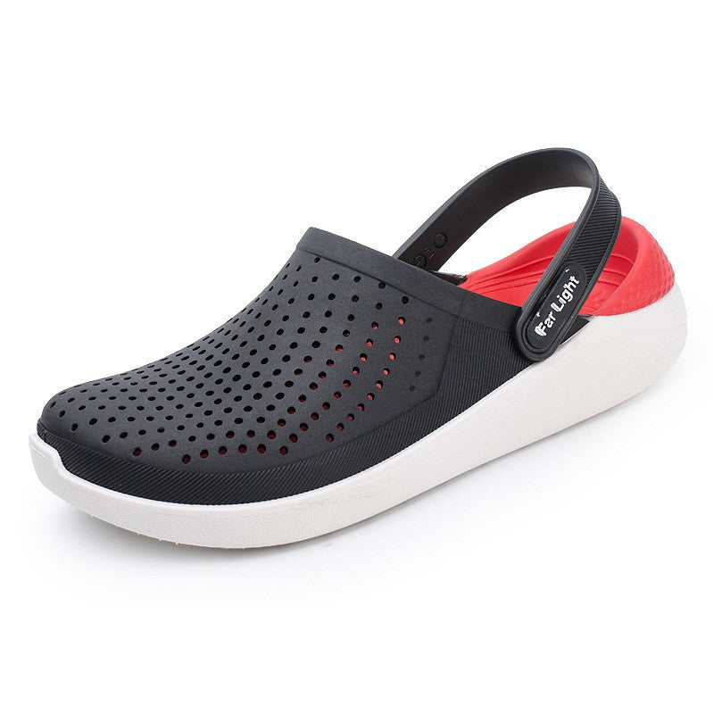 Men's Hole Summer Pump Soft Bottom Breathable Sandals