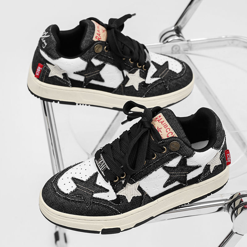 Women's & Men's Wang Star Board Summer Breathable National Fashion Low Men's Shoes