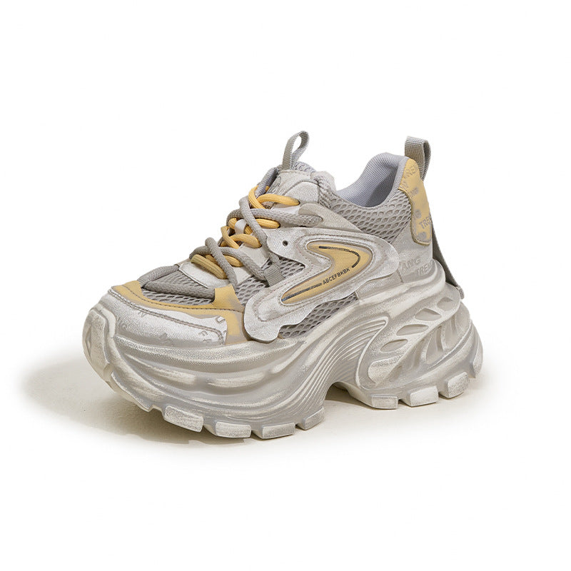Women's Platform Dad Spring Height Increasing Insole Women's Sports Shoes