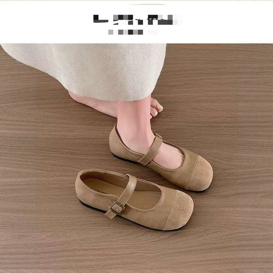 Women's Summer Round Toe Strap Retro Easy Women's Fashion Shoes