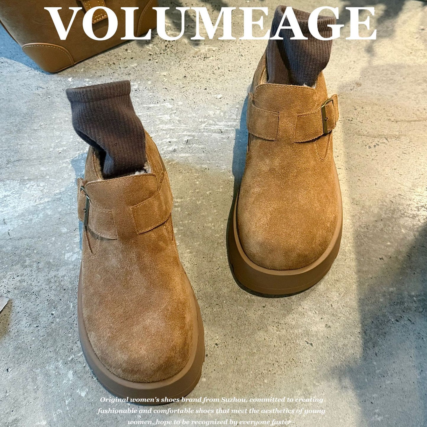 Women's Small Raise The Bottom Wool Fleece Snow Boots