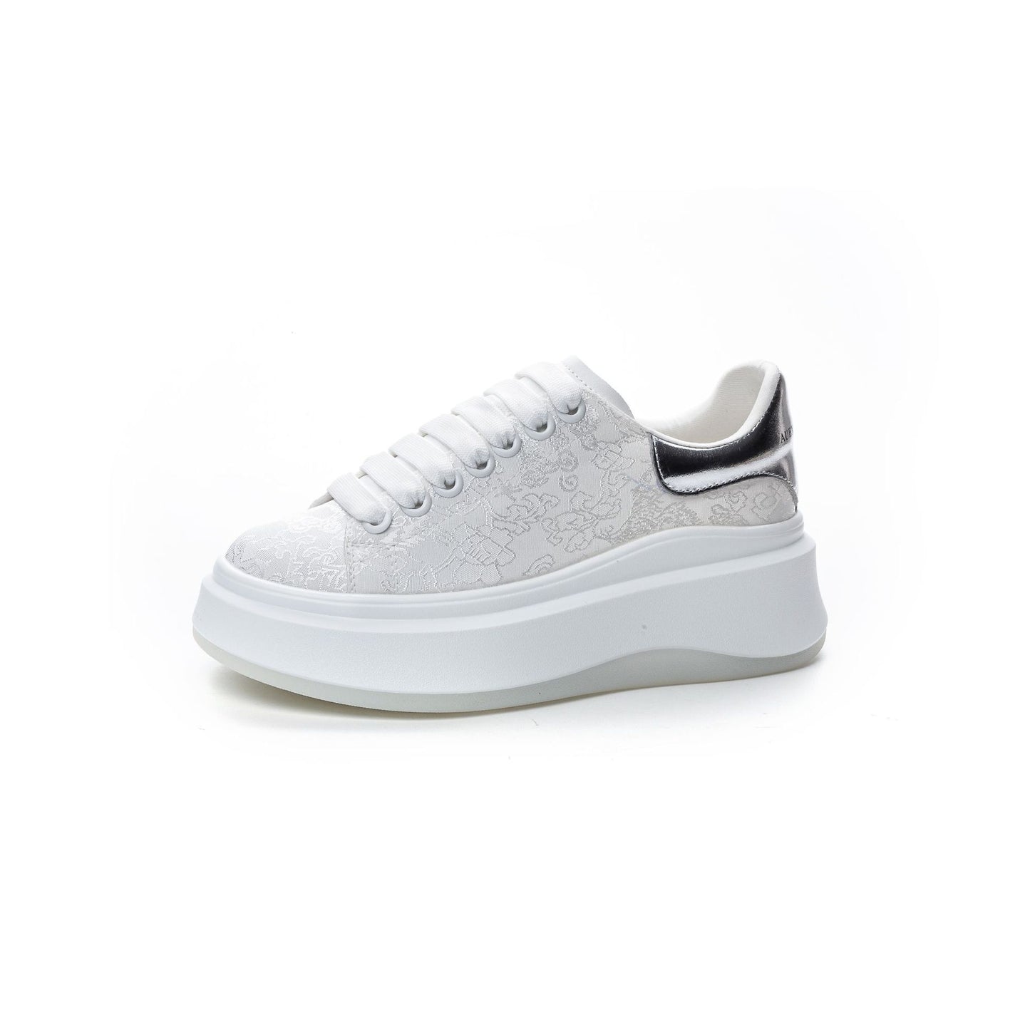 Women's White Spring Versatile Flat Elevator Fashion Women's Shoes