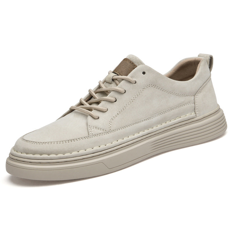 Men's Pier Layer Pigskin Fashion British Style Sneakers