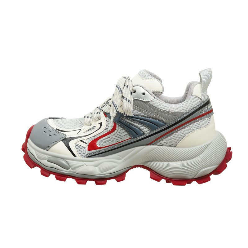 Women's Mesh Breathable Platform Heightened Daddy Sneakers