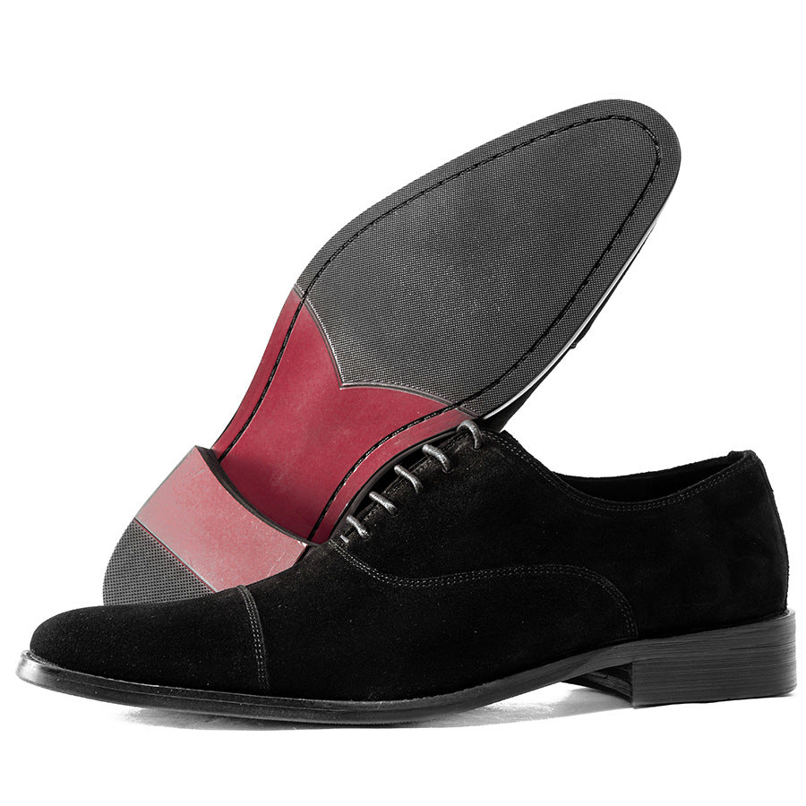 Men's British Gentleman Comfortable Breathable Wearable Derby Leather Shoes