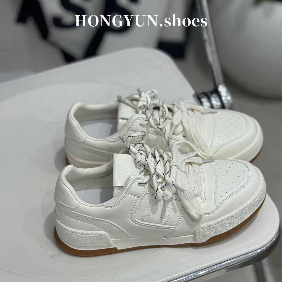 Women's Red Rhyme Thick Bottom Early Spring Flat Four Versatile Classic Women's Casual Shoes