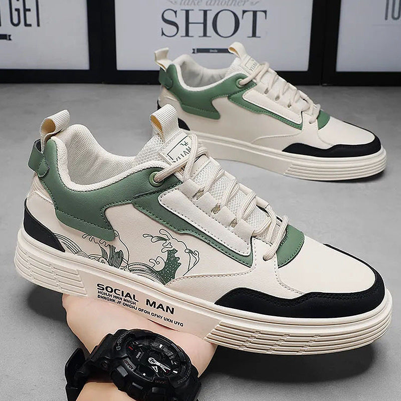 Men's Extra Large Size Summer Fat Feet Wide Sports Sneakers