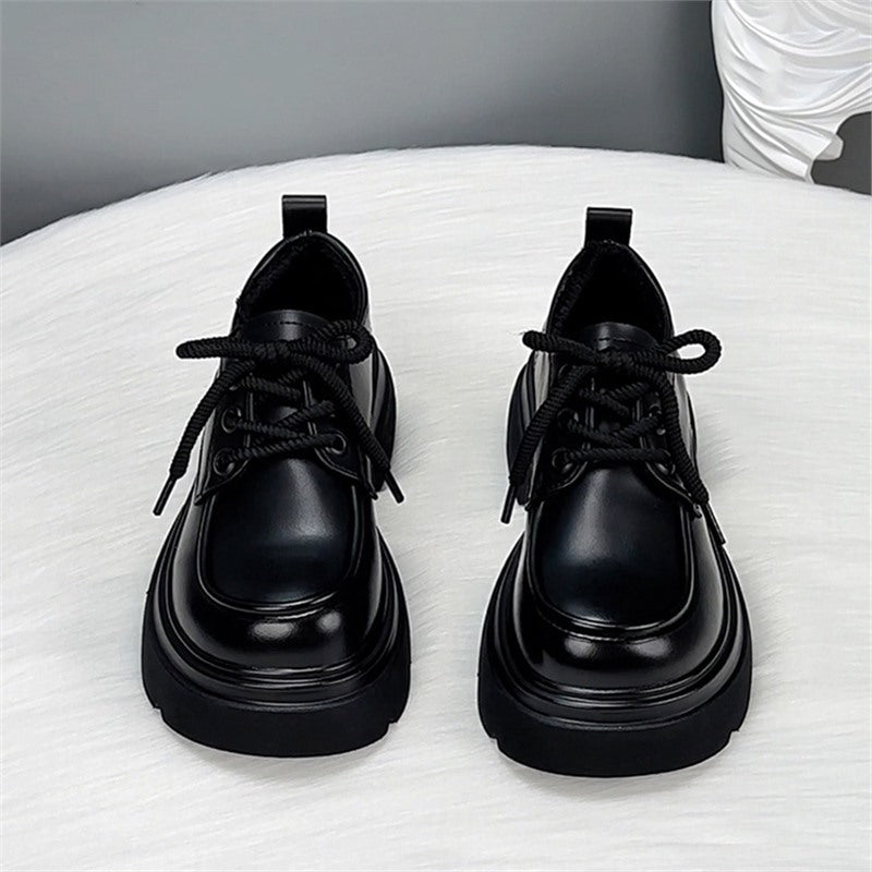 Women's Genuine Platform British Style College Small Women's Fashion Shoes