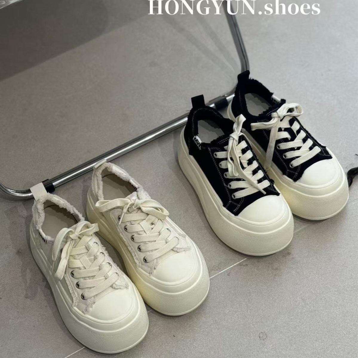 Women's Rhyme Thick Bottom Early Spring Versatile Women's Casual Shoes