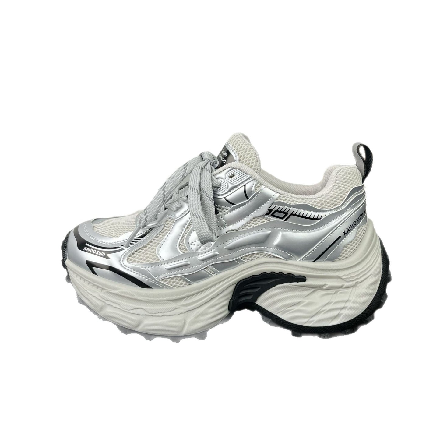 Women's Platform Dad Spring Mesh Breathable Pants Sneakers