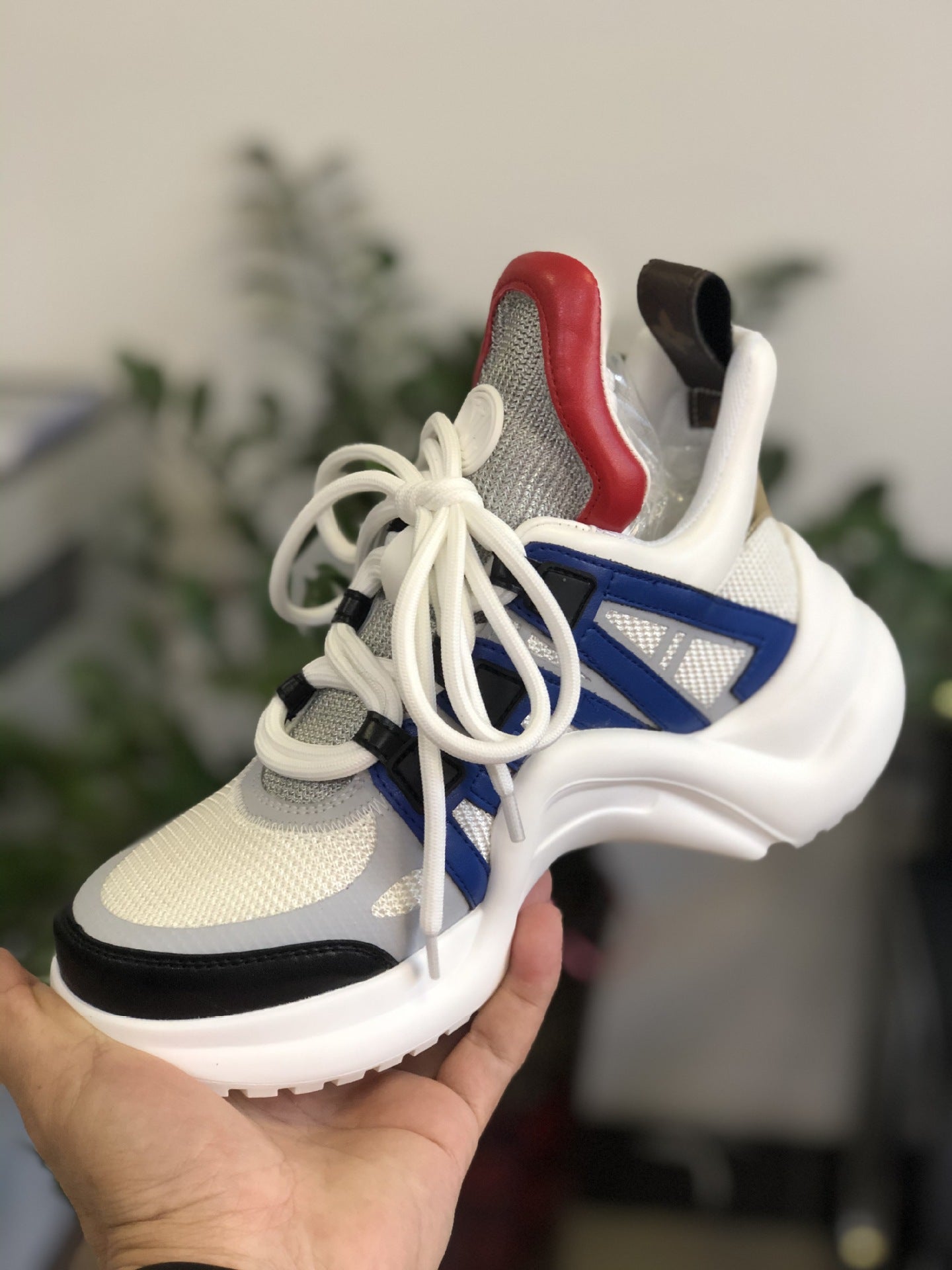 Women's Bow-shaped Dad Platform Height Increasing Breathable Casual Shoes