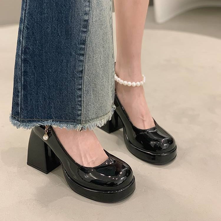 Women's Low-cut High Mary Jane French Vintage Women's Shoes