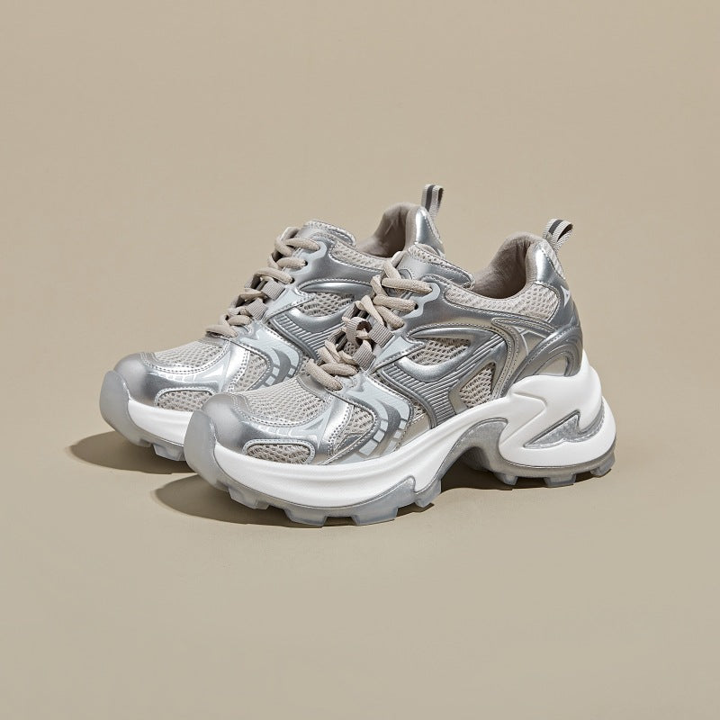 Women's Insole Small Breathable Clunky Summer Thick Bottom Sneakers