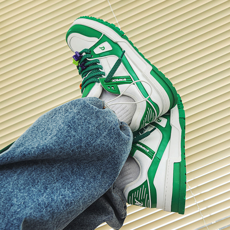 Men's Spring Little Chubby Niche Bread Thick Bottom Sneakers