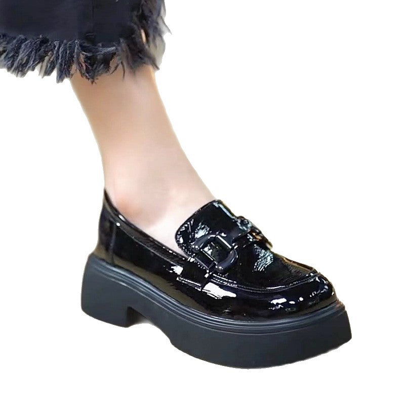 Women's Platform Spring Slip-on Pumps Authentic British Women's Fashion Shoes