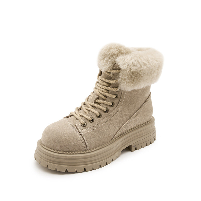 Women's Suede Northeast China Cotton With Veet Women's Shoes