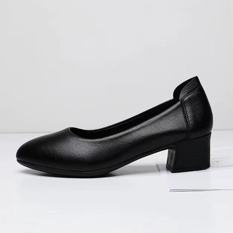 Women's Black Interview Soft Bottom Comfortable Long Time Women's Shoes