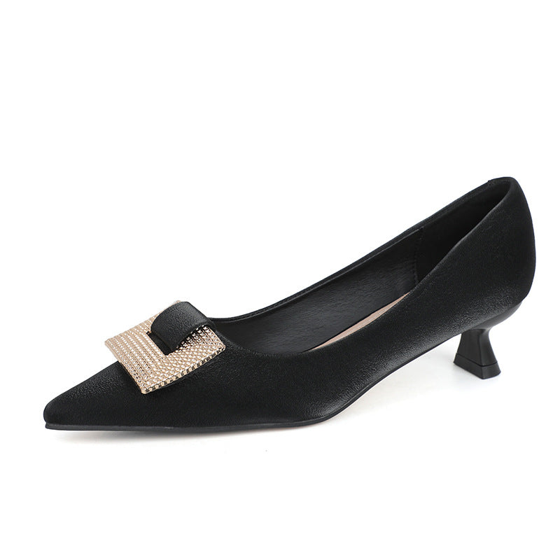 Women's Pointed High Elegant British Style Inner Match Women's Fashion Shoes