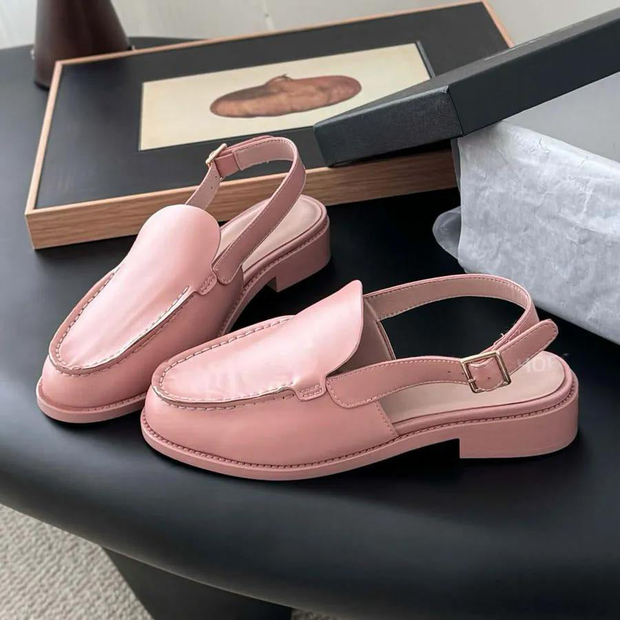 Classic Style Authentic British Flat Bottom Slip-on Versatile Single-layer Loafers