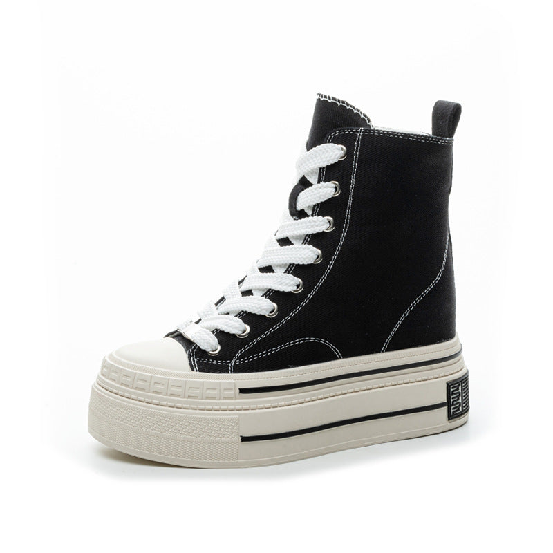 Women's Thick-soled Rubber Height Increasing Insole Heels